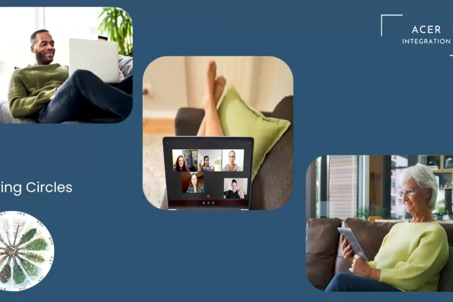 virtual sharing circles can work well for participants